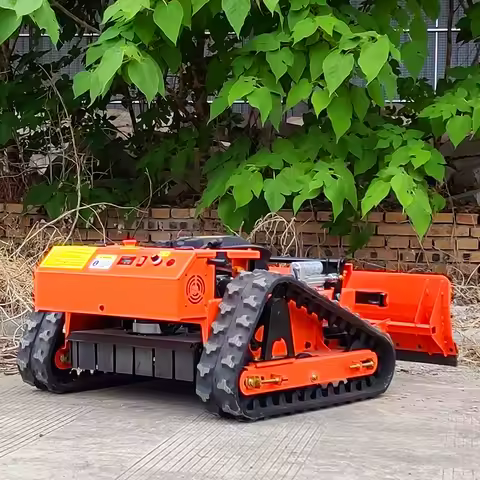 Customized 2025 Remote Controlled Lawn Mowers Petrol Type Lawn Mower Automatic Lawn Robot Mower