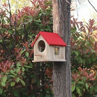 Solid wood balcony bird nest decoration bird nest budgie outdoor decoration