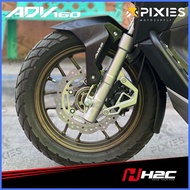 ☜ ✤ ∇ H2C FRONT CALIPER COVER for HONDA ADV 160 / PCX 160