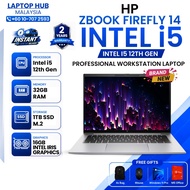 HP ZBook Firefly 14 G9 | Intel i5 12th Gen | 14" FHD | 32GB DDR5 + 1TB SSD | Mobile Workstation | 2-