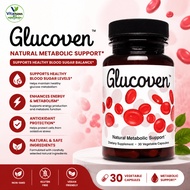 GlucoVen Natural Metabolic Support Supplement | Blood Sugar Balance & Energy Support | Vegan Non-GMO