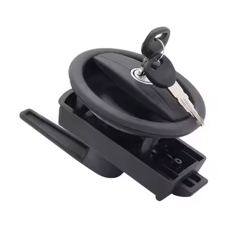 Durable-Circular For Caravan Motorhome Door Lock- Complete Replacement Keyway C/W RV Parts& Accessor