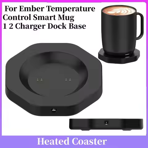 Charging Coaster for Ember Temperature Control Smart Mug 1 2 Charger Dock Base for Wireless Warmer C