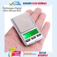 Timbangan Digital Gram Mini Kecil Saku Scale Digital Pocket Akurat Untuk Emas Batu Akik Berlian Perh