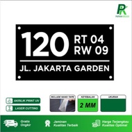 Good 30X17 Acrylic House Number| HOUSE NUMBER | Raised House Number Plate