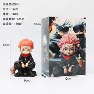 Anime action figure display jujutsu kaisen sukuna gojo