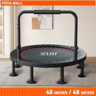 Fitness Trampoline 40/48 Inch Foldable Trampoline Adult Kids Toy Exercise Equipment Adult Weight
