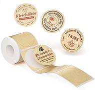 NIIMBOT Labels, Red and Black Printed Labels Only for B21Pro Label Printers, 34 x 34 mm, 205 Sheets