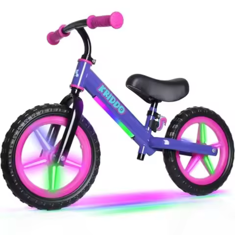 Toddler Balance Bike 2 Year Old Balance Bike for 2-5 Years Old Dual Bearing Smooth Riding Adorable P