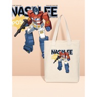 Transformers Co-Branded Canvas Bag Men's Shoulder Bag Bumblebee Optimus Prime Peripheral Elementary 
