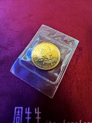 1986 CANADA Elizabeth II fine gold coin medal 1/4 oz 加拿大楓葉金幣 1/4 安士 UK