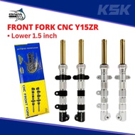 Front Fork CNC Y15ZR(Lower 1.5 inch)(Espada)(Gold Fork Tube)(Suitable for Y15ZR V1-V2 / Y16ZR)(Motorcycle Accessories)