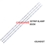 (New 1set) LG 43' led 43uh610t TV backlight/backlight TV lamp 43uh610