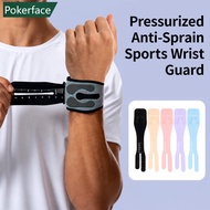 POKERFACE 1PC Compression Anti-Sprain Sports Wrist Support Sprain-Proof Tendon Support Wrist Wrap fo