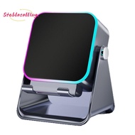 STABLESELLING Bluetooth Speaker, Auto-induction  Ambient Light Wireless Induction Speaker, 360° Rota