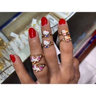 CHILDREN'S RING 375 GRADE CHARACTER 375/8K genuine gold