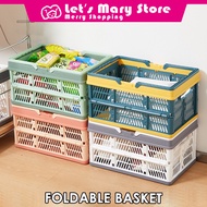 Foldable Basket/ Storage Shopping Marketing / Picnic / Space Savers / Let's Mary Store