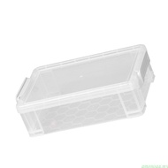 amonoqa Multifunctional Pencil Box Clear Pencil Case  Capacity Colored Pencil Box