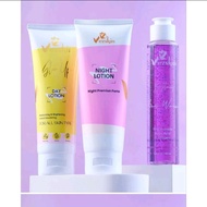 UNGU Vskin Super Whitening Complete Package (Hb Vezskin Purple + Latest Vezskin Liquid Soap) 1000% o