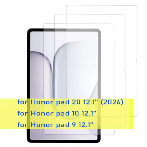 Tempered glass screen protector for Honor pad 20 2026 10 12.1''/pad 9/pad 9 pro 12.1-inch/V8 pro tab