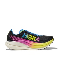 HOKA ONE ONE ชายและหญิงฤดูใบไม้ร่วงและฤดูหนาวจรวดx 2การแข่งขันรองเท้าวิ่งROCKET x 2การป้องกันการกระแ