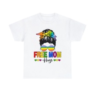 Messy Bun Free Mom Hugs, Lgbt Mom Life, Lgbt Month, Lgbt Shirt