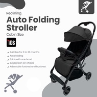 New Auto-Fold Stroller Baby Pram Cabin Size* Lightweight Stroller, Gravity Fold, Travel Stroller