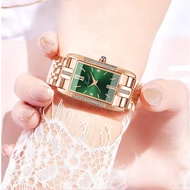 New Simple Waterproof Watch Ladies Watch Fashion Square Diamond Watch Square Dial Large Dial