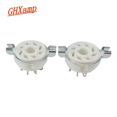 GHXAMP Vacuum Tube Socket Eight-Pin Electronic Valve Base For 5Z3P KT88 KT66 EL34 6P6P 6L6 GZ34 Tube