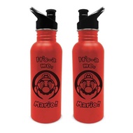 【任天堂】瑪利歐 NINTENDO (MARIO) 不鏽鋼運動水壺吸嘴瓶蓋