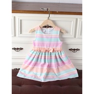 K031-H4 Children's Clothing Size 73-135 Children's Dress Vest Dress Girls Spring Autumn Summer Sweet