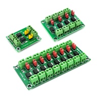 2 4 8 Channel PC817 Optocoupler Isolation Board Voltage Converter Adapter Module 3.6-30V Driver Phot