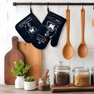 This Sxxt is Going to be Delicious,Funny Oven Mitts and Pot Holders,Silicone Non-Slip Oven Mitts,Che