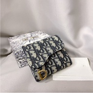 【Awinbag】SADDLE Card Holder Women's Denim Blue