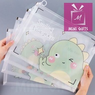 A4 Zipper Pouch Document Bag Waterproof Zip File Folders School Office Supplies Children Day Gifts