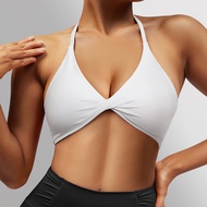 Workout Top Female Breathable Yoga Bra Shockproof Gym Top For Fitness Push up Yoga Sports Bras Crop Top Sports Bra For Women