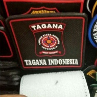 patch ruber Tagana besar logo Tagana emblem karet Tagana