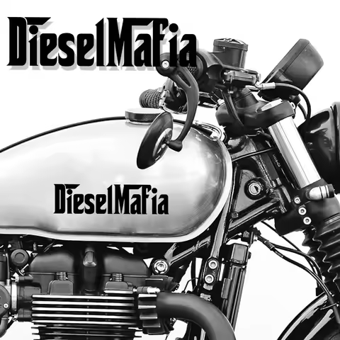 Diesel Mafia Motorcycle Stickers for Body Fuel Tank Helmet Cool Decals for Ktm Bmw R1250gs Adventure