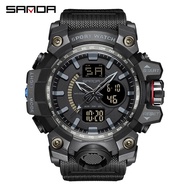 SANDA New Men's Watches G Style Shock Sports Military 50M Waterproof Quartz Watch For Male Digital Wristwatch Clock