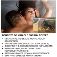 Original Miracle Coffee Sabah Brand Coffee for Men and Women 1 sachet (safe,proven&amp; effective) Expiry 2025