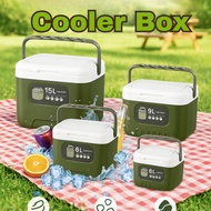 (DIY MONKEY)Ice Cooler Box – 6L / 9L / 15L – Large Capacity Insulated Ice Box – Hot & Cold Outdoor P