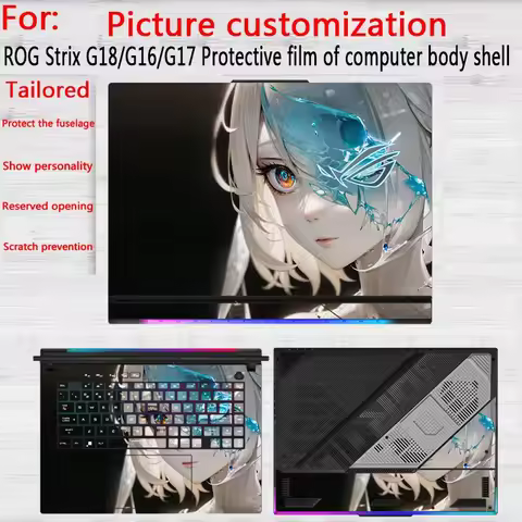 For Asus ROG strix scar 18/16 2025/2024/2023 sticker protective film G835L/G815 computer body shell 