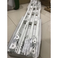 CURTAIN ROD SET WHITE 140CM ROD CURTAIN ROD LANGSIR SET CURTAIN HOLDER CURTAIN BAR