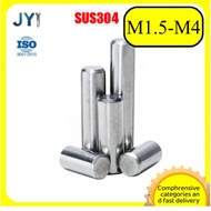 304 stainless steel pin cylindrical pin positioning pin solid pin fixing pin M1-M4 【SZ-JY888】