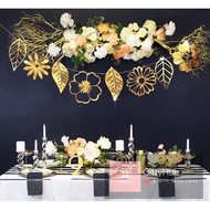 8pcs Hollow Flower/Leaf Garland 【Instock】