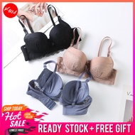 KM Women Lace Beauty Size 34-38 Ready Stock Seamless Under Wired Daily Bra Lingerie [L32998]