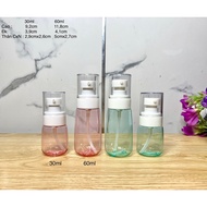 30ml 60ml plastic bottle with tap for cosmetic lotion, solution,..