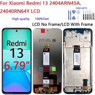 For Xiaomi Redmi 13 2404ARN45A, 24040RN64Y LCD Display Touch Screen Digitizer Glass Assembly Repair 