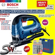 COMBO Bosch Jigsaw GST90BE Professional with 10x Bosch Different Jigsaw Blade GST 90BE GST 90 BE