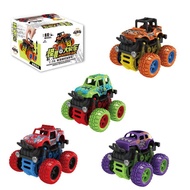 Kids Inertial Big Wheel 4WD Off-Road Vehicle Tumbling Stunt Toy Car